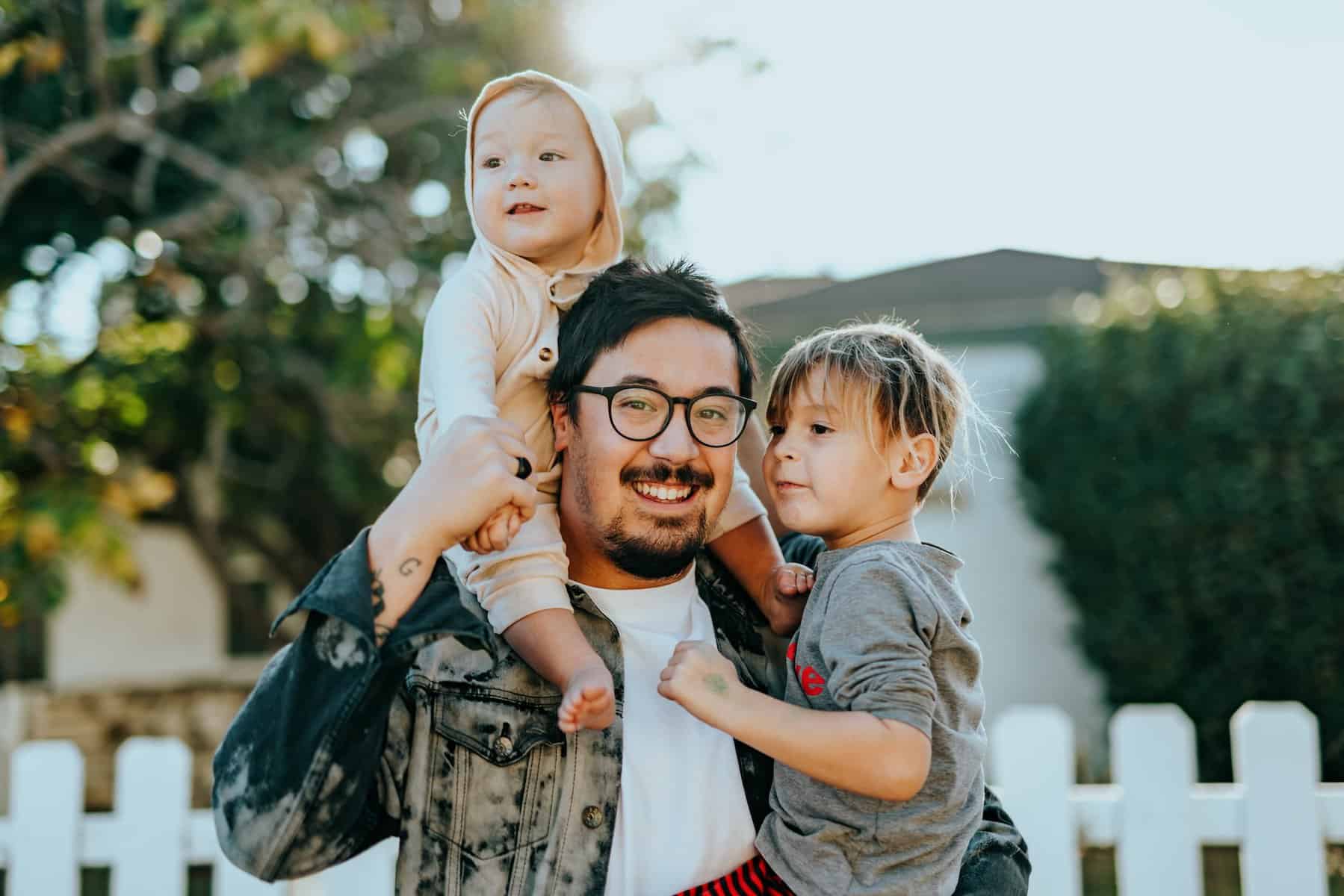 family photo at mothers day at church